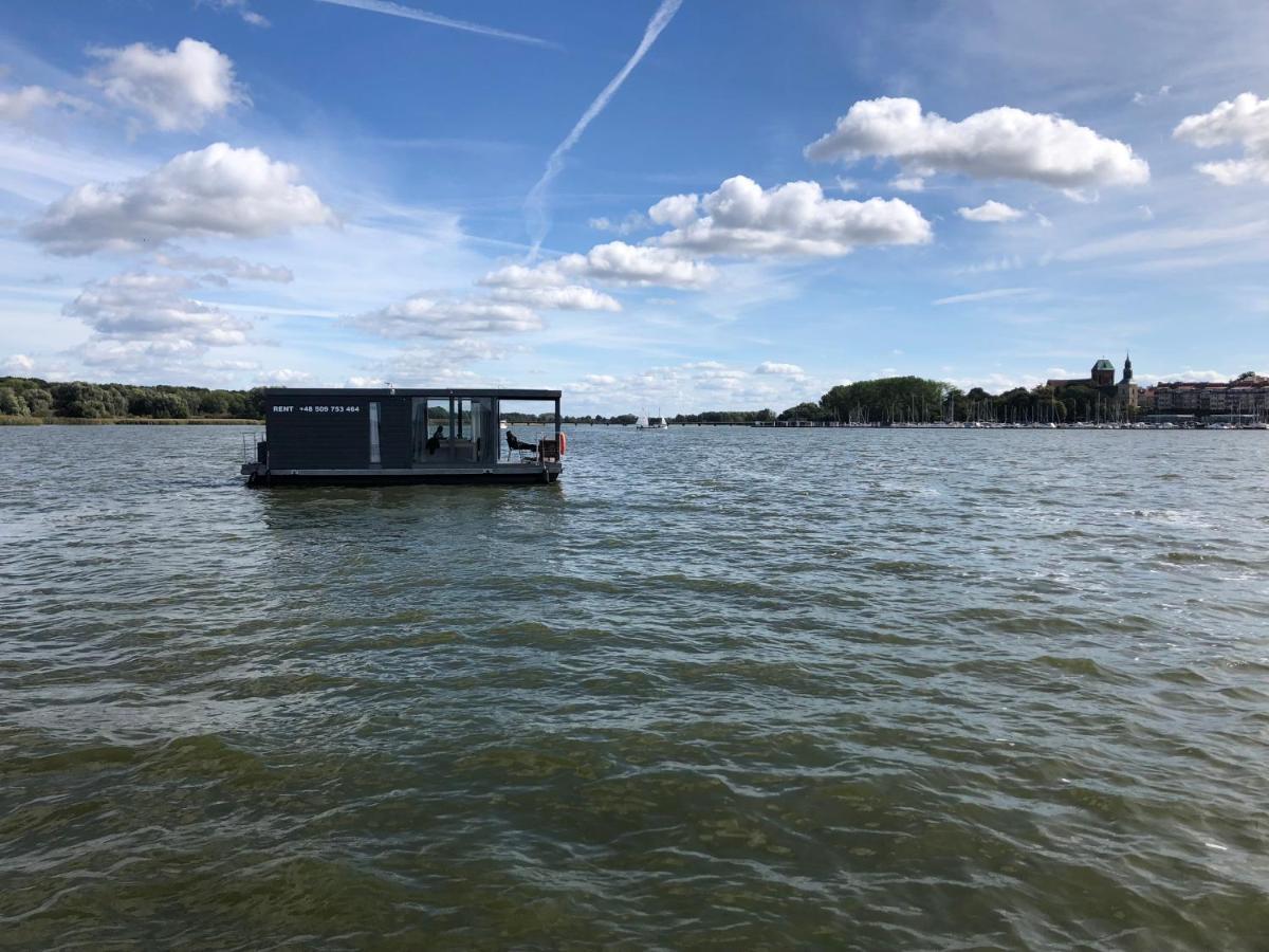 Ferienwohnung Hausboot- Domy Na Wodzie - Houseboat Porta Mare Cammin in Pommern Exterior foto