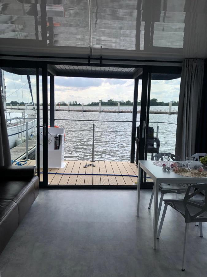 Ferienwohnung Hausboot- Domy Na Wodzie - Houseboat Porta Mare Cammin in Pommern Exterior foto