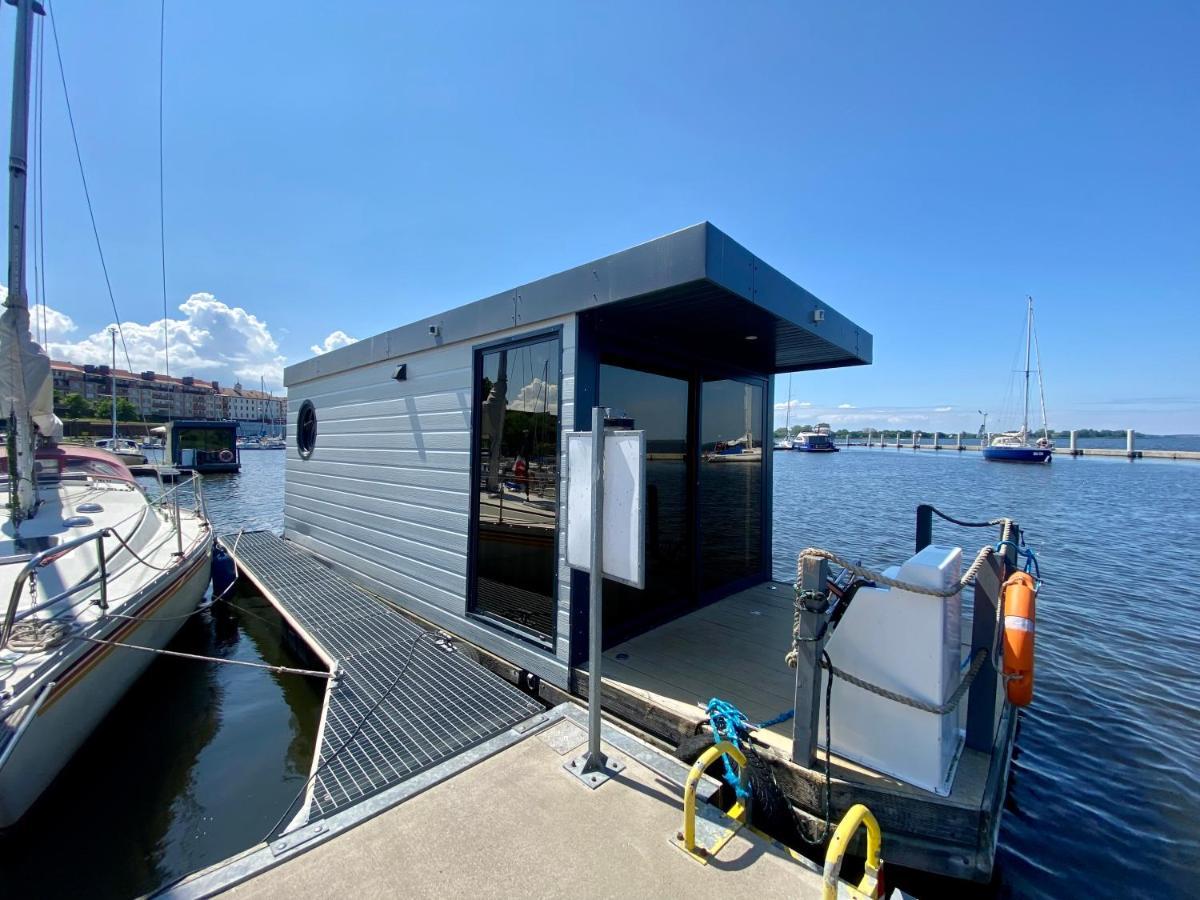 Ferienwohnung Hausboot- Domy Na Wodzie - Houseboat Porta Mare Cammin in Pommern Exterior foto