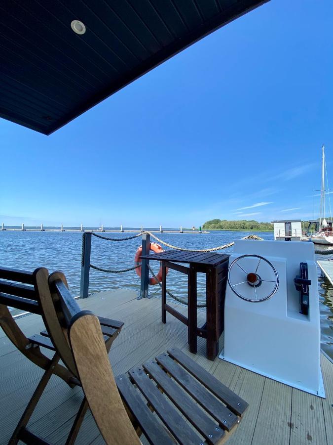 Ferienwohnung Hausboot- Domy Na Wodzie - Houseboat Porta Mare Cammin in Pommern Exterior foto