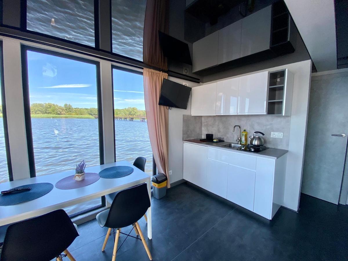 Ferienwohnung Hausboot- Domy Na Wodzie - Houseboat Porta Mare Cammin in Pommern Exterior foto