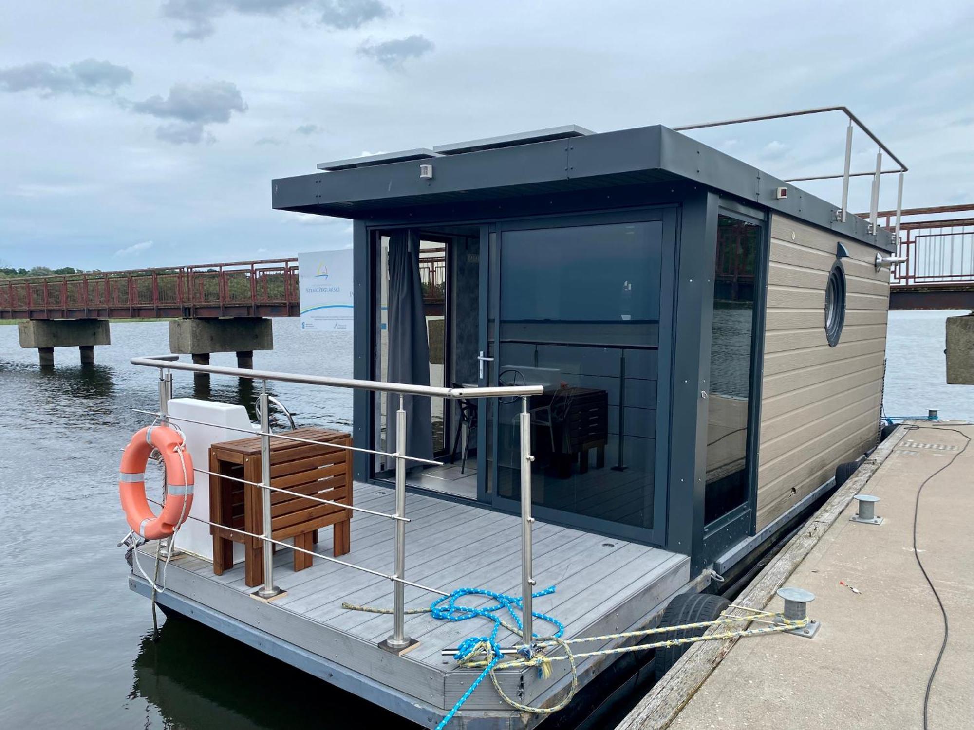 Ferienwohnung Hausboot- Domy Na Wodzie - Houseboat Porta Mare Cammin in Pommern Exterior foto