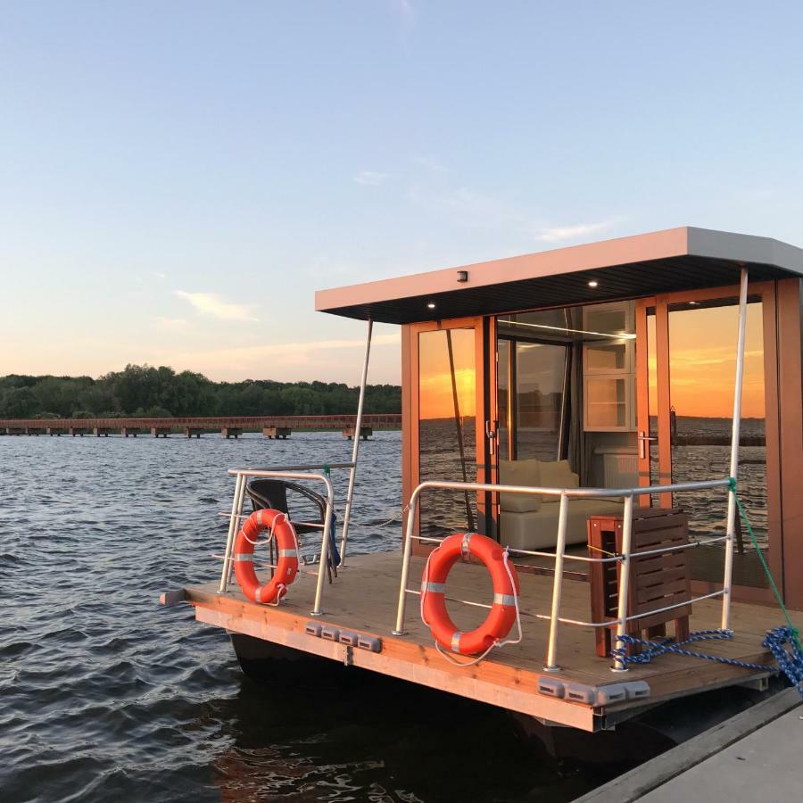 Ferienwohnung Hausboot- Domy Na Wodzie - Houseboat Porta Mare Cammin in Pommern Exterior foto